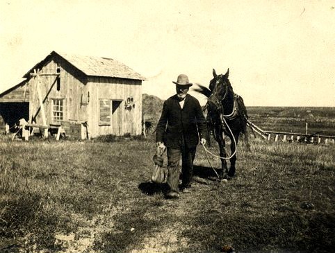 A North Dakota homesteader