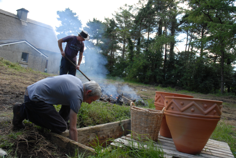 Preparing for the brew