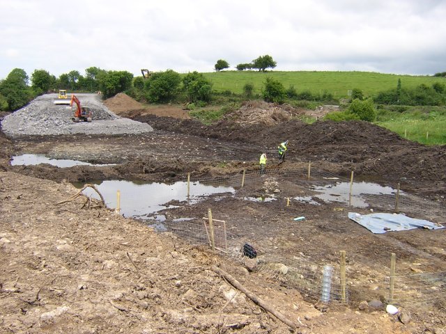 Looking North across the site